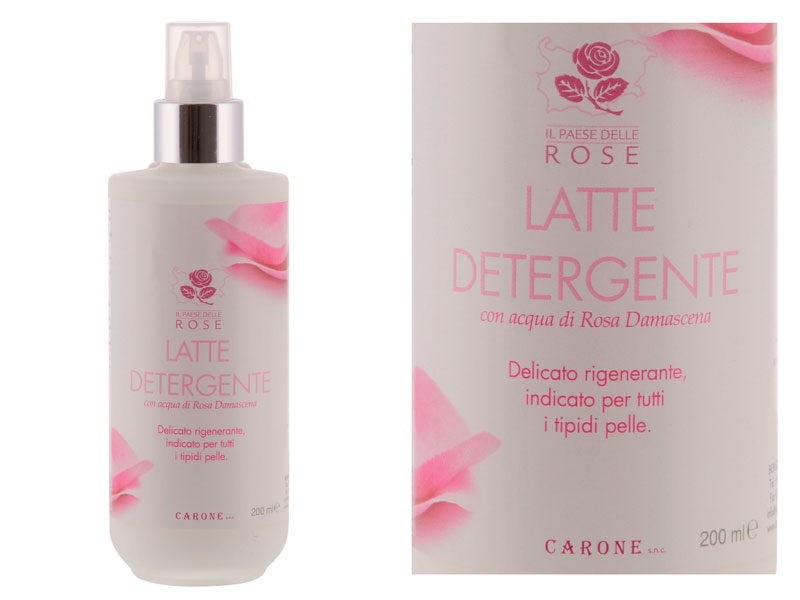Carone - Il Paese delle Rose - LATTE detergente BIO