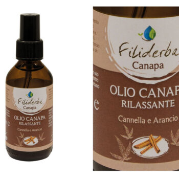 Carone - Filiderba - OLIO di Canapa BIO da Massaggio