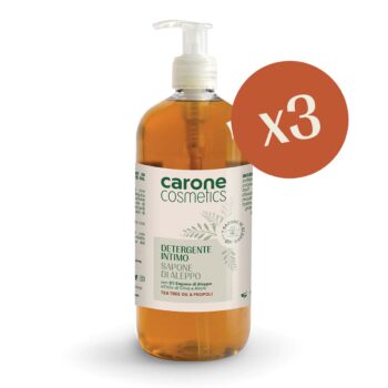 Carone Cosmetics Sapone Aleppo Detergente Intimo 500 00871 003 Carone Cosmetics • Sapone di Aleppo • Prodotti Cosmetici Naturali