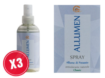 Carone - Allumen - ALLUME DI POTASSIO spray classic BIO multipack 3 pezzi
